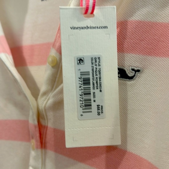 Super Cute Vineyard Vines striped Girls Romper with drawstring and hood. - Picture 3 of 4